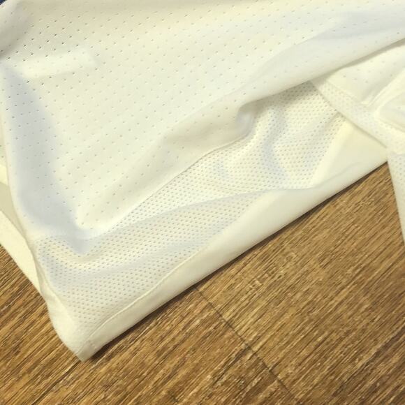 Nike Women’s Dri-Fit Hyperelite Basketball Shorts in White, Blue, and Black - Picture 7 of 10